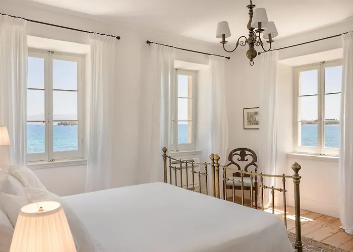 Magnificent Seafront Corfu 5 En-suite Bedrooms The Durrells House Historic Elegance Modern Luxuries Direct Access Private, Villa *