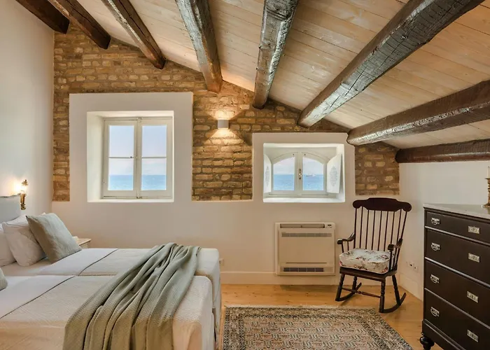 Villa Magnificent Seafront Corfu 5 En-suite Bedrooms The Durrells House Historic Elegance Modern Luxuries Direct Access Private, *
