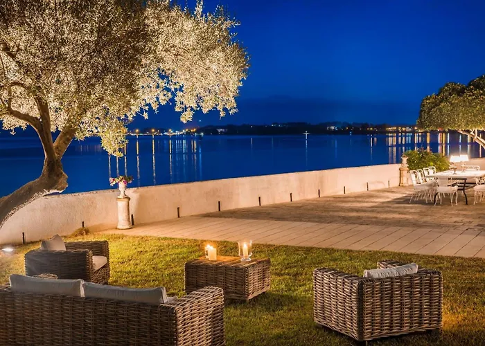 Magnificent Seafront Corfu 5 En-suite Bedrooms The Durrells House Historic Elegance Modern Luxuries Direct Access Private, Villa *